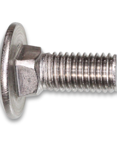 Mushroom head square neck bolt M 10x 25 DIN 603 SST